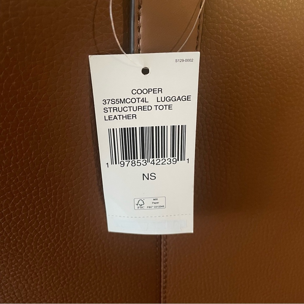 Michael Kors XL Structured Tote, Brown - Picture 5 of 5